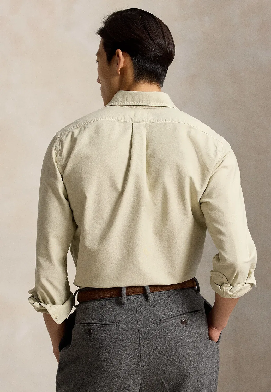 Рубашка Polo Ralph Lauren, Classic Stone — фото 3