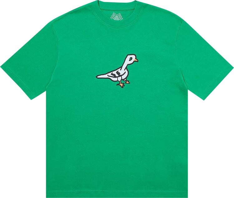 

Футболка Palace Pigeon Hole T-Shirt 'Green', зеленый