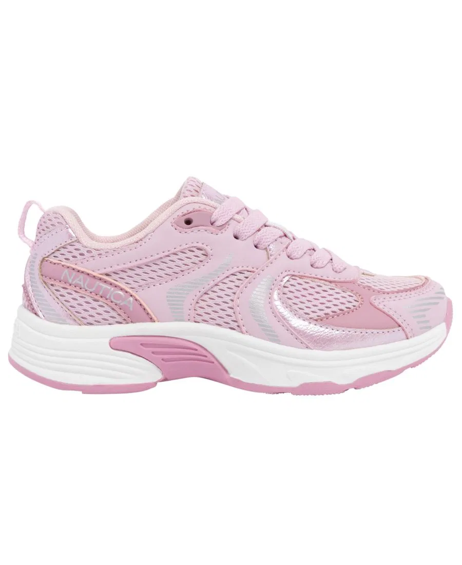 Кроссовки детские с шнуровкой Nautica, Blush/Mauve — фото 2
