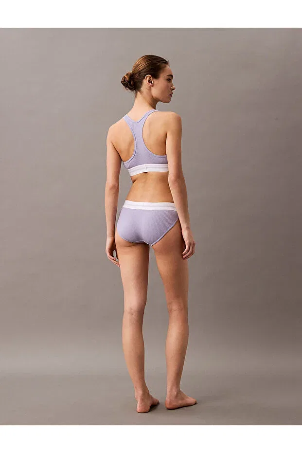 Женские бралетт с цветочным кружевом Calvin Klein, Lilac — фото 4
