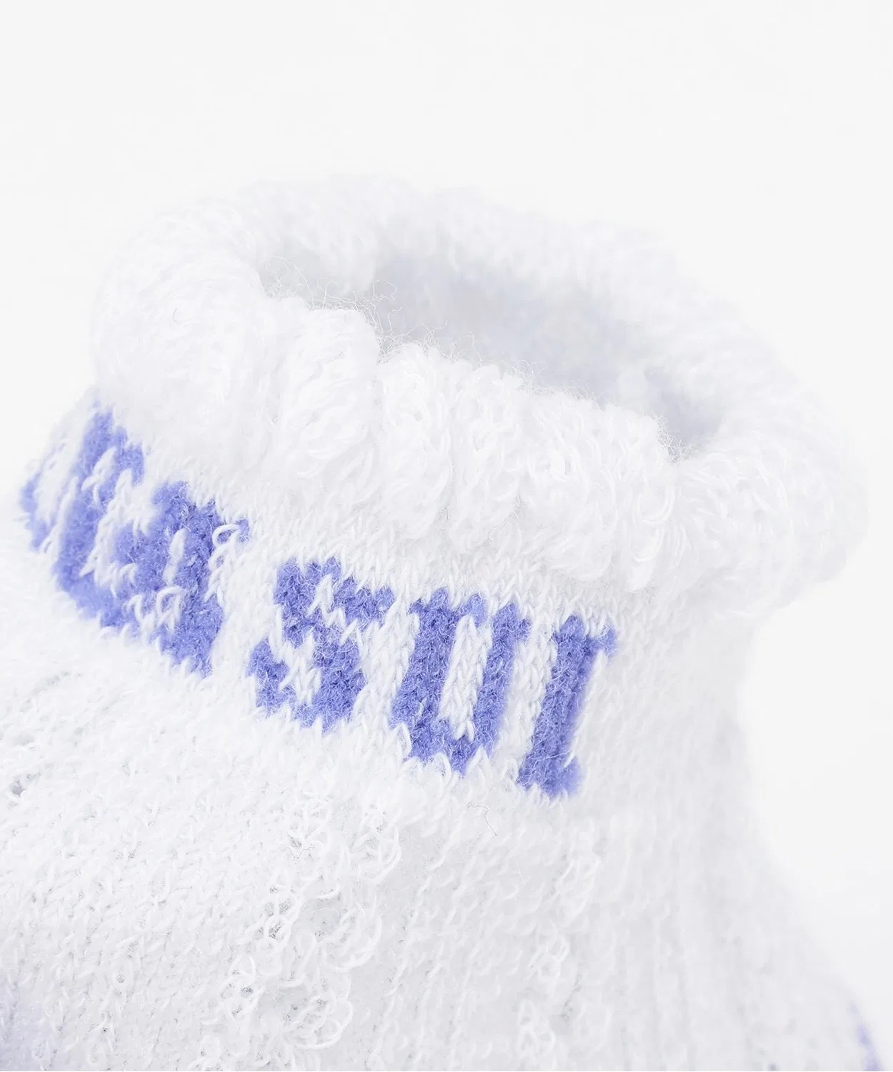 Детские носки с тюлем-помпоном модель ANNA SUI mini, Лавандовый — фото 4
