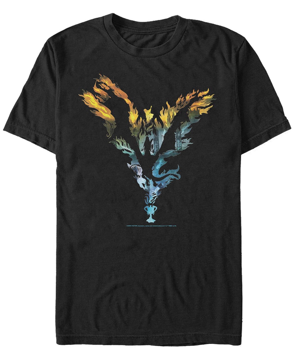 

Мужская футболка с коротким рукавом «турнир трех волшебников» «гарри поттер» кубок дракона Fifth Sun, черный