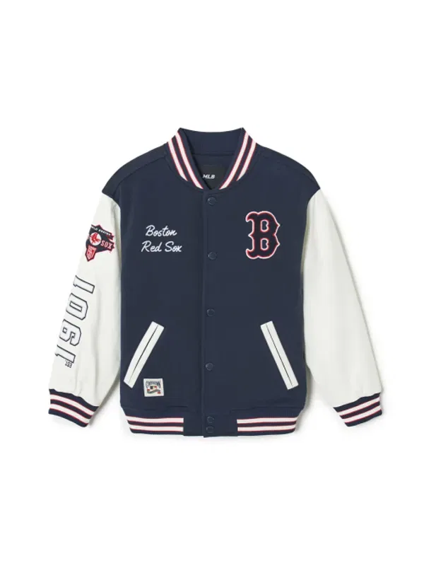 Спортивная куртка-пуховик с нашивкой, SPORTIVE Mlb Kids, navy — фото 2