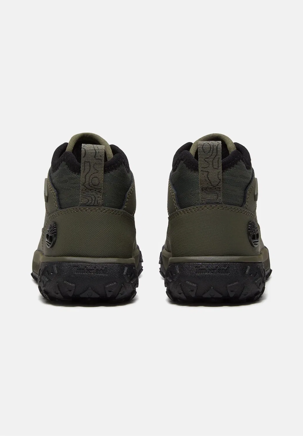 Низкие походные ботинки на эластичном шнурке - высокие кроссовки Timberland, Dark Grey — фото 4