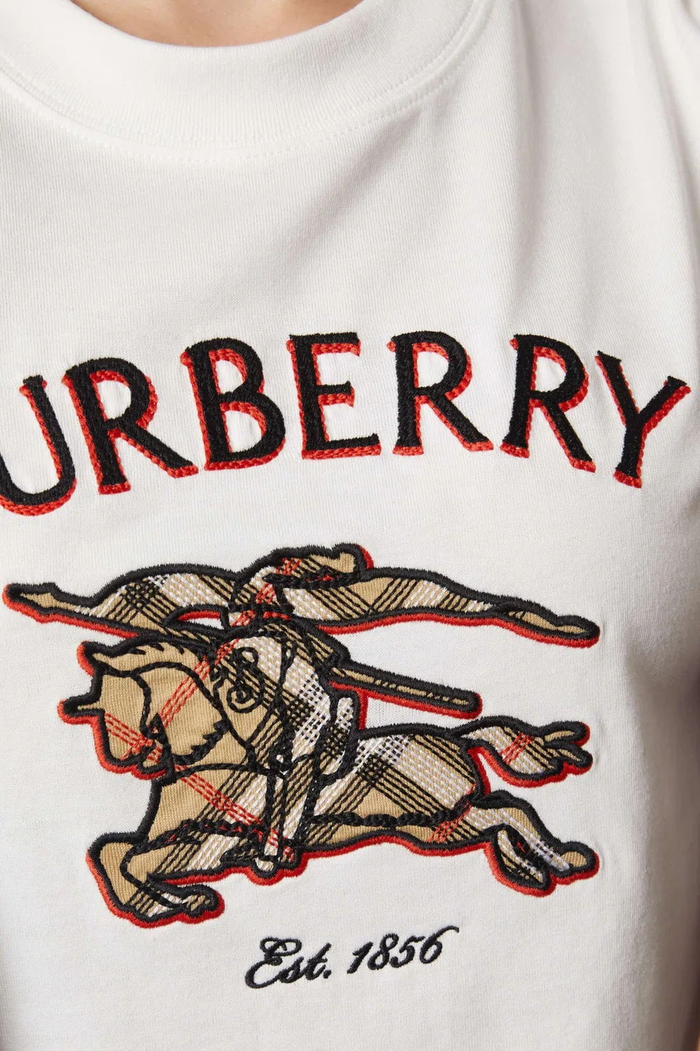 Футболка хлопковая Frankie Burberry — фото 4