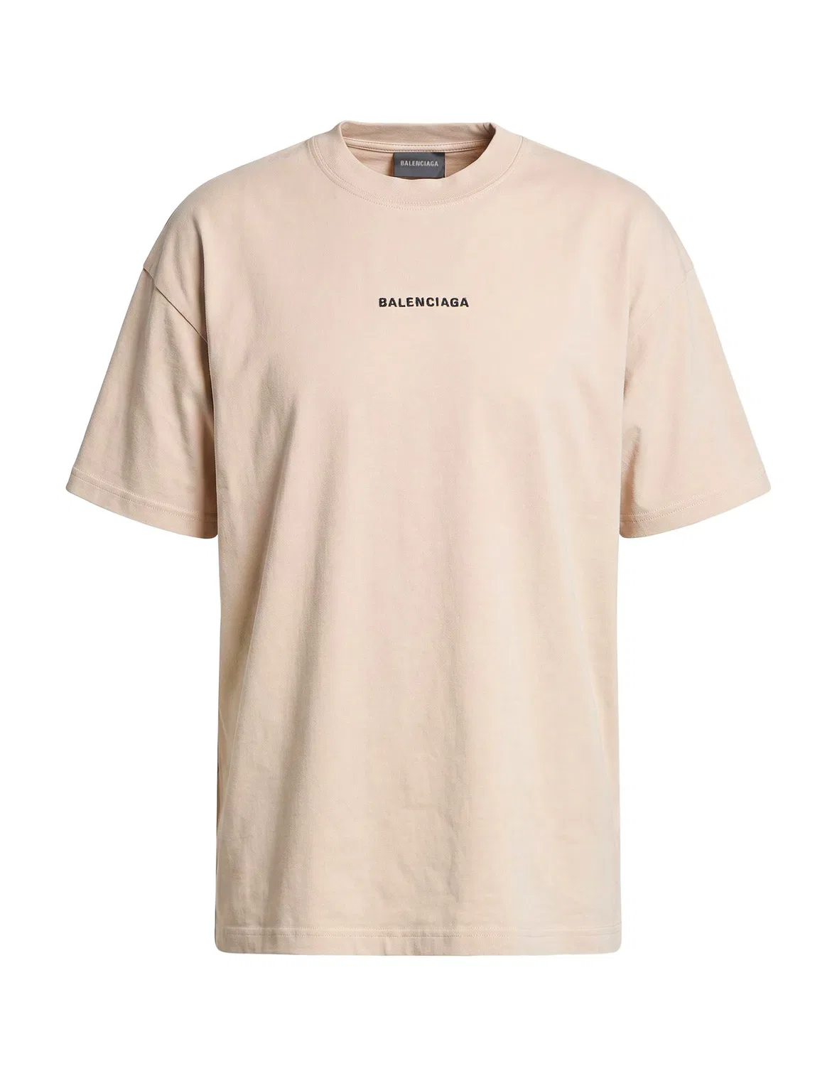 Женская футболка хлопковая Balenciaga, бежевый