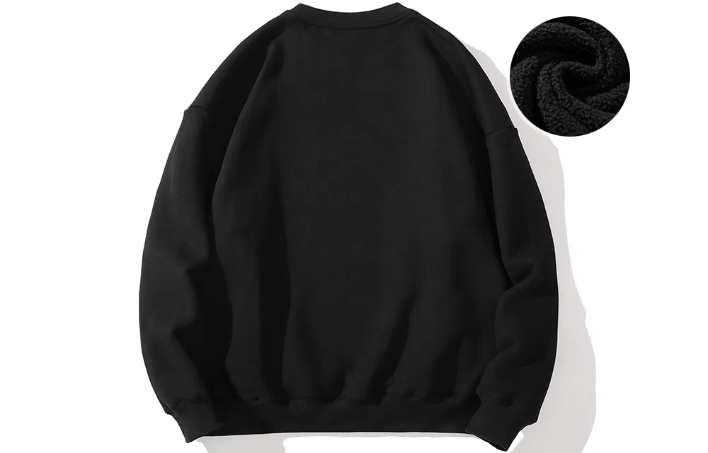 Детский свитшот утепленный с круглым вырезом Sweatshirts Unisex Crew Neck Thickened Regular SANSYAS — фото 4