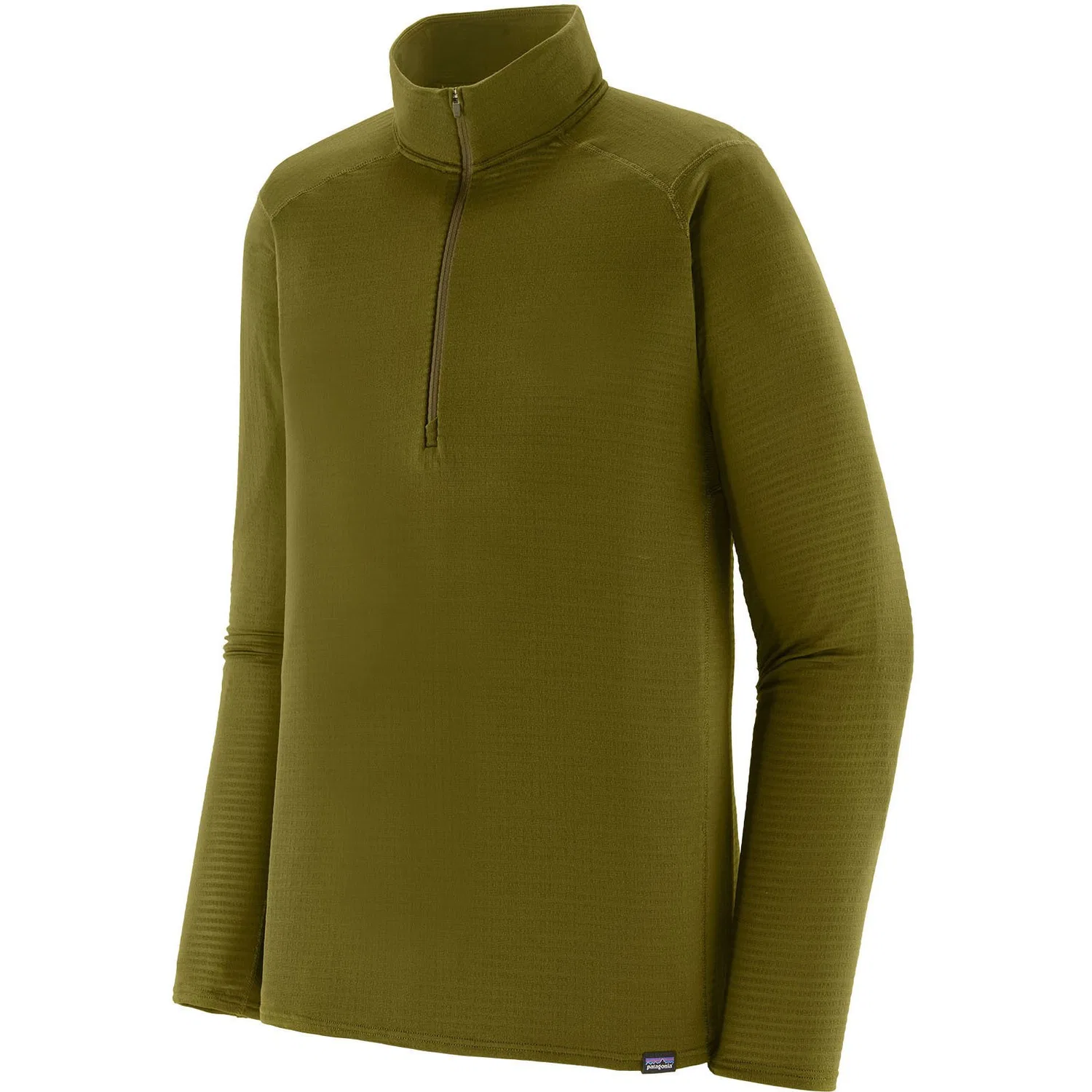 Термобелье с длинным рукавом и молнией Capilene Thermal Weight, зеленый