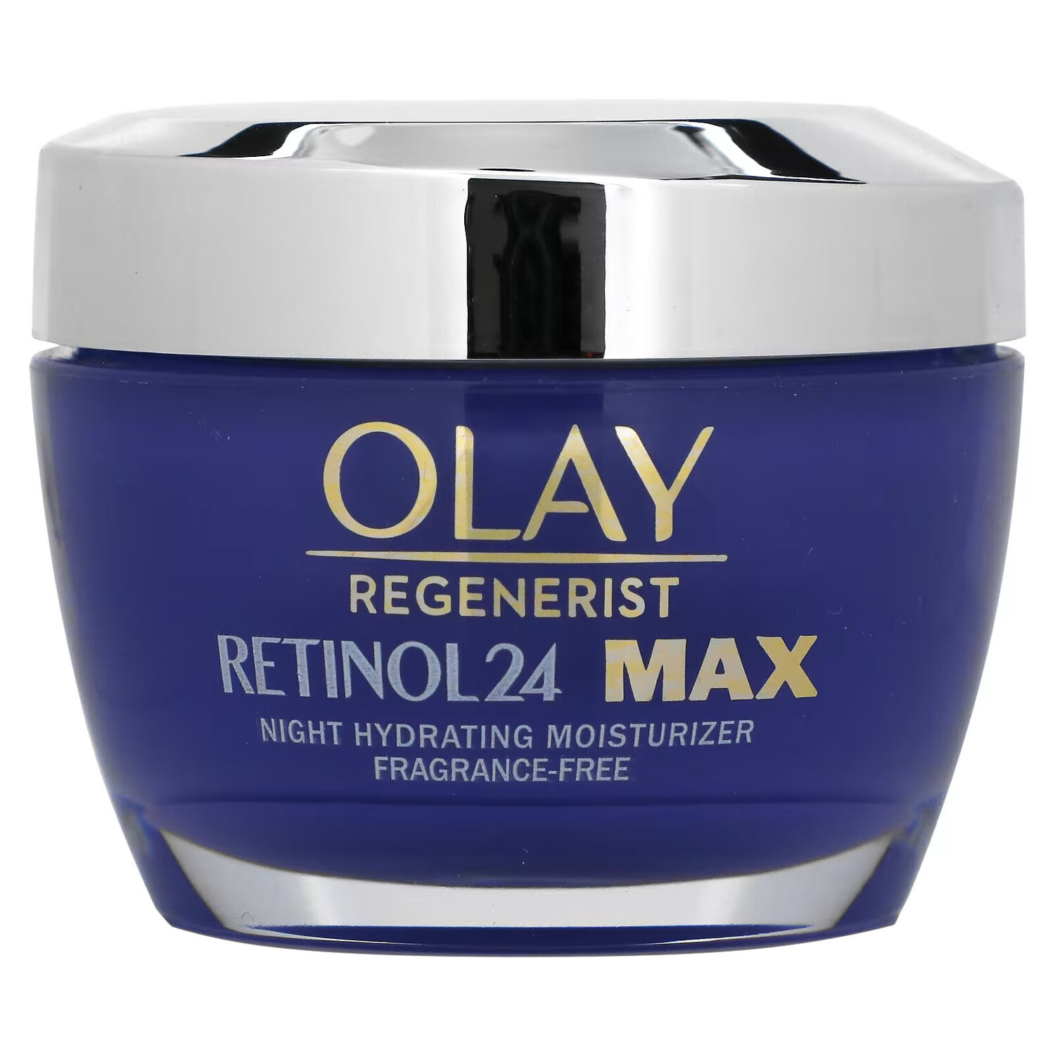 

Olay, Regenerist, Retinol 24, ночное увлажняющее средство, без отдушек, 48 унций (1,7 унции)