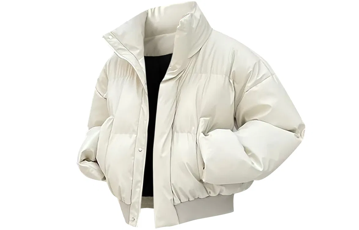 Детский пуховик с воротником-стойкой ZIAREL, Beige