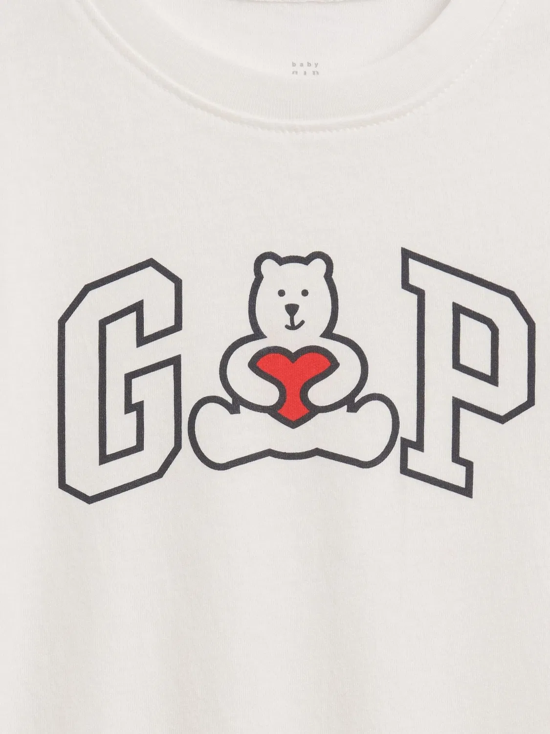 Футболка с графическим принтом Gap White (6м-5л), белый — фото 3