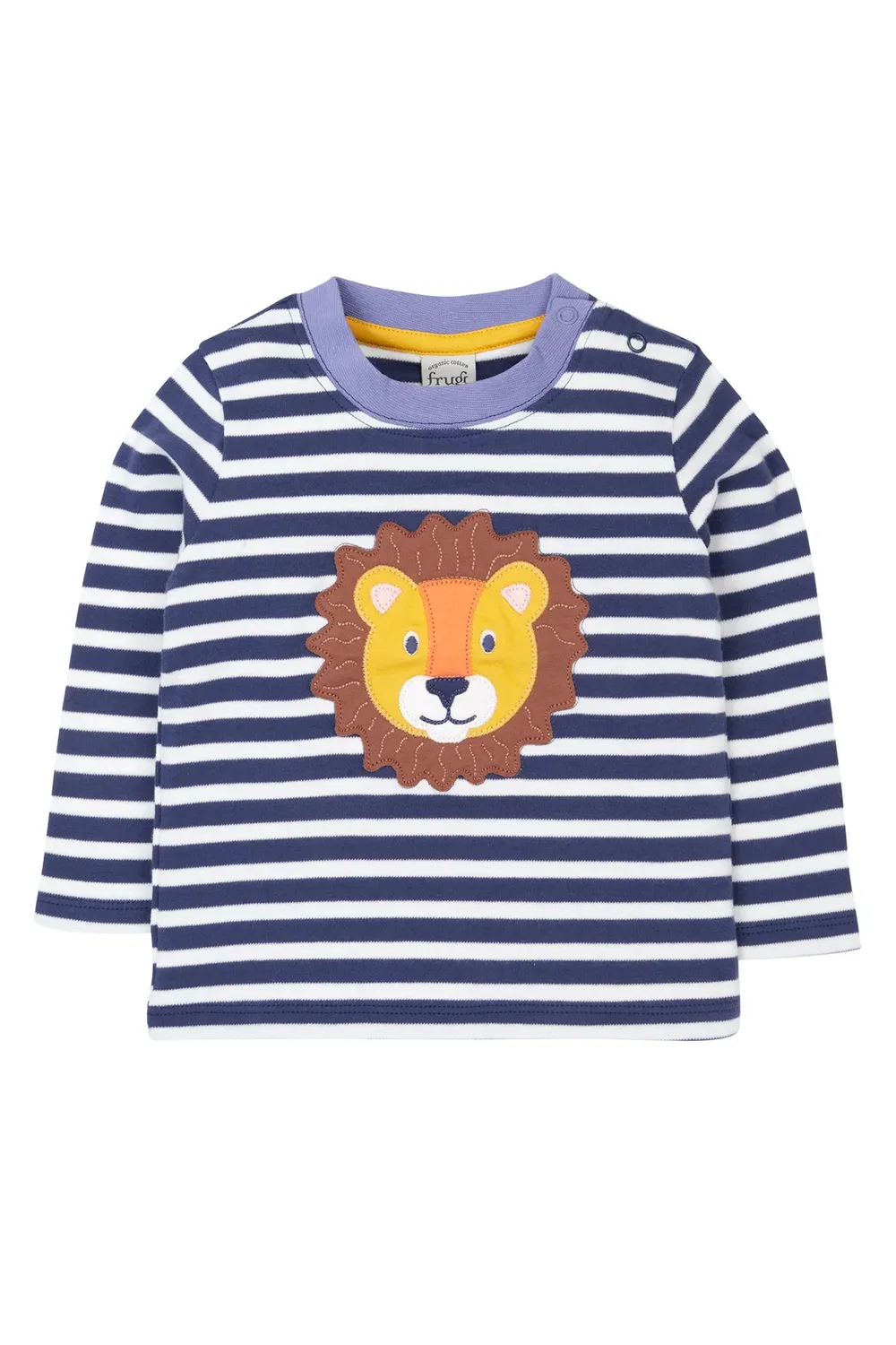 Детский топ с аппликацией Discovery Frugi, Navy