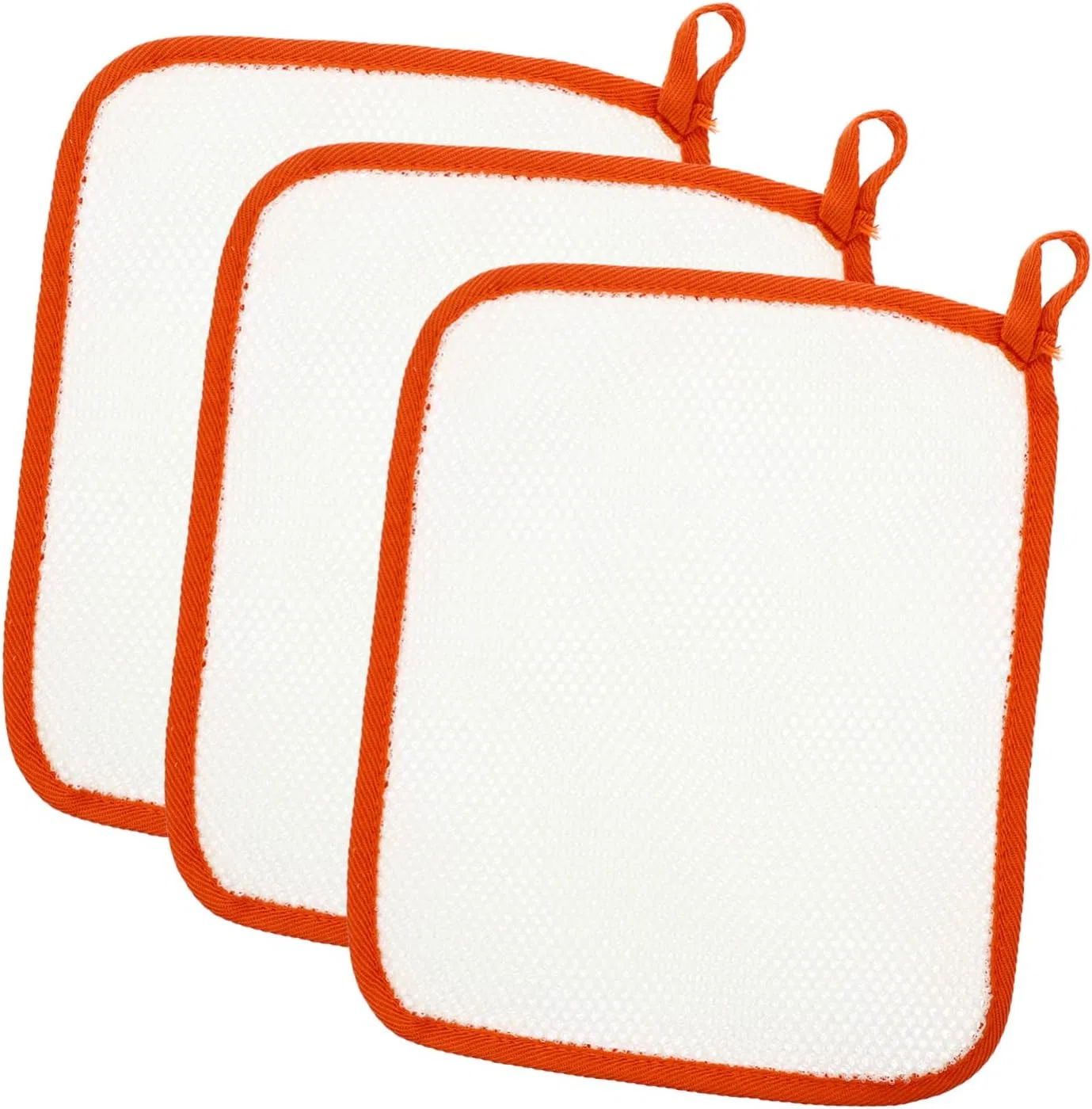 Скраб для тела, 5 шт, Nylon, 26x22 см, Orange Cabilock
