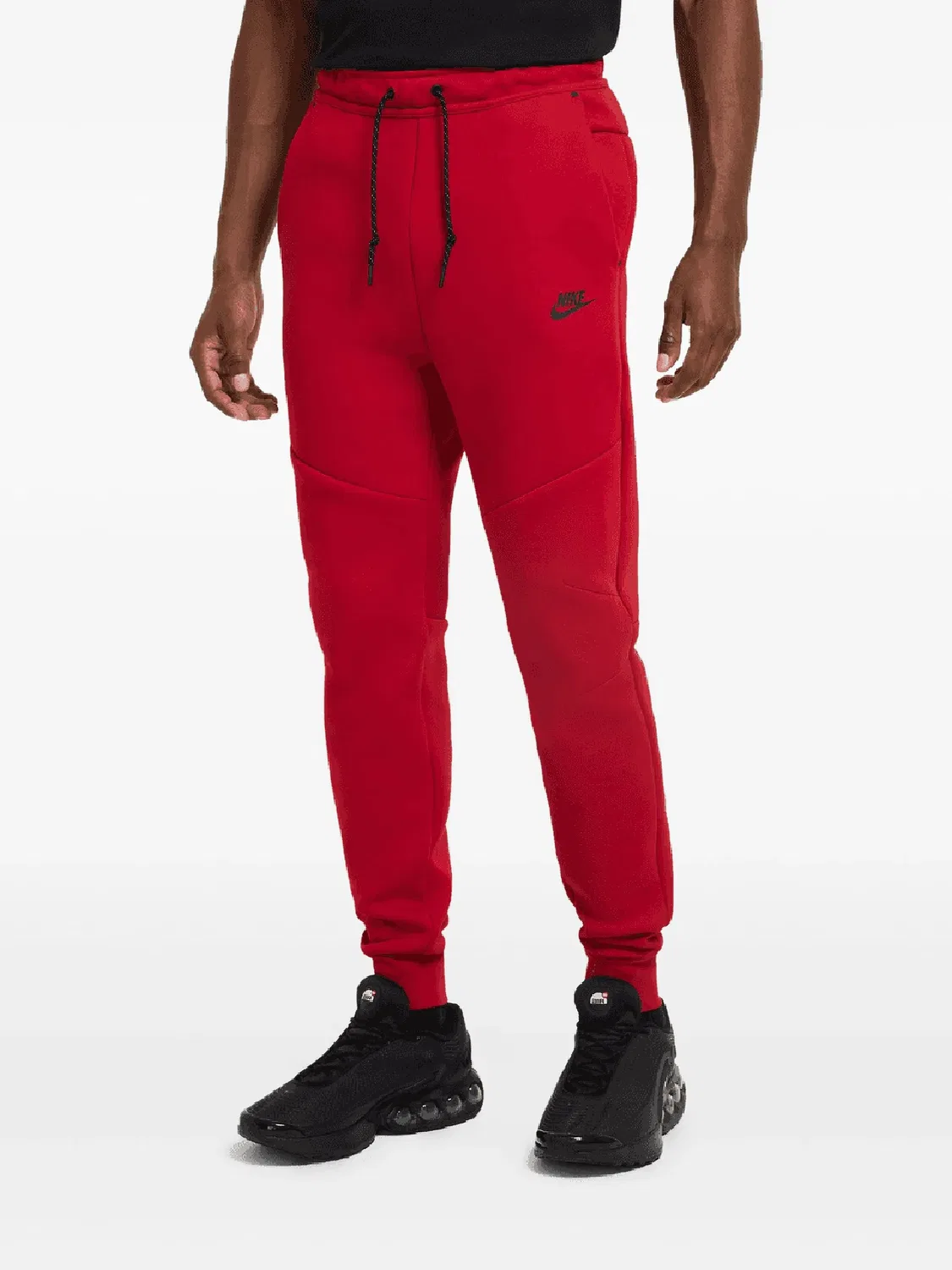 Спортивные брюки Tech Fleece Gym Red/Black Nike, красный