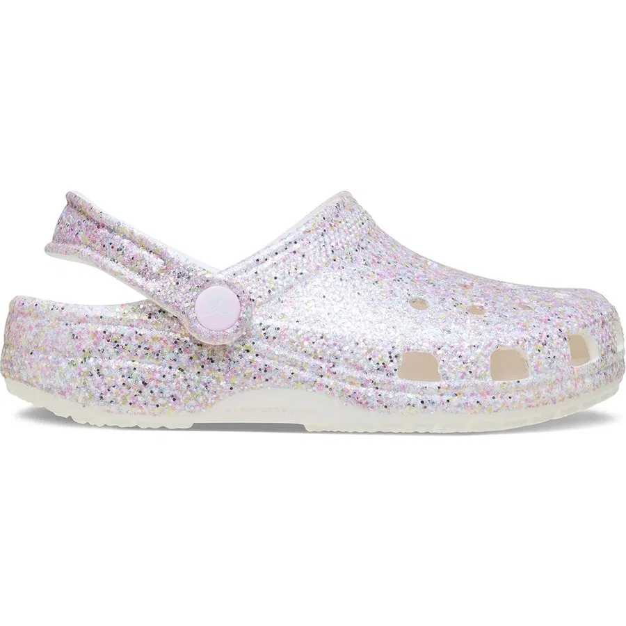 Детские спортивные сандалии Classic Fantasy Glitter Clog Crocs, Розовый