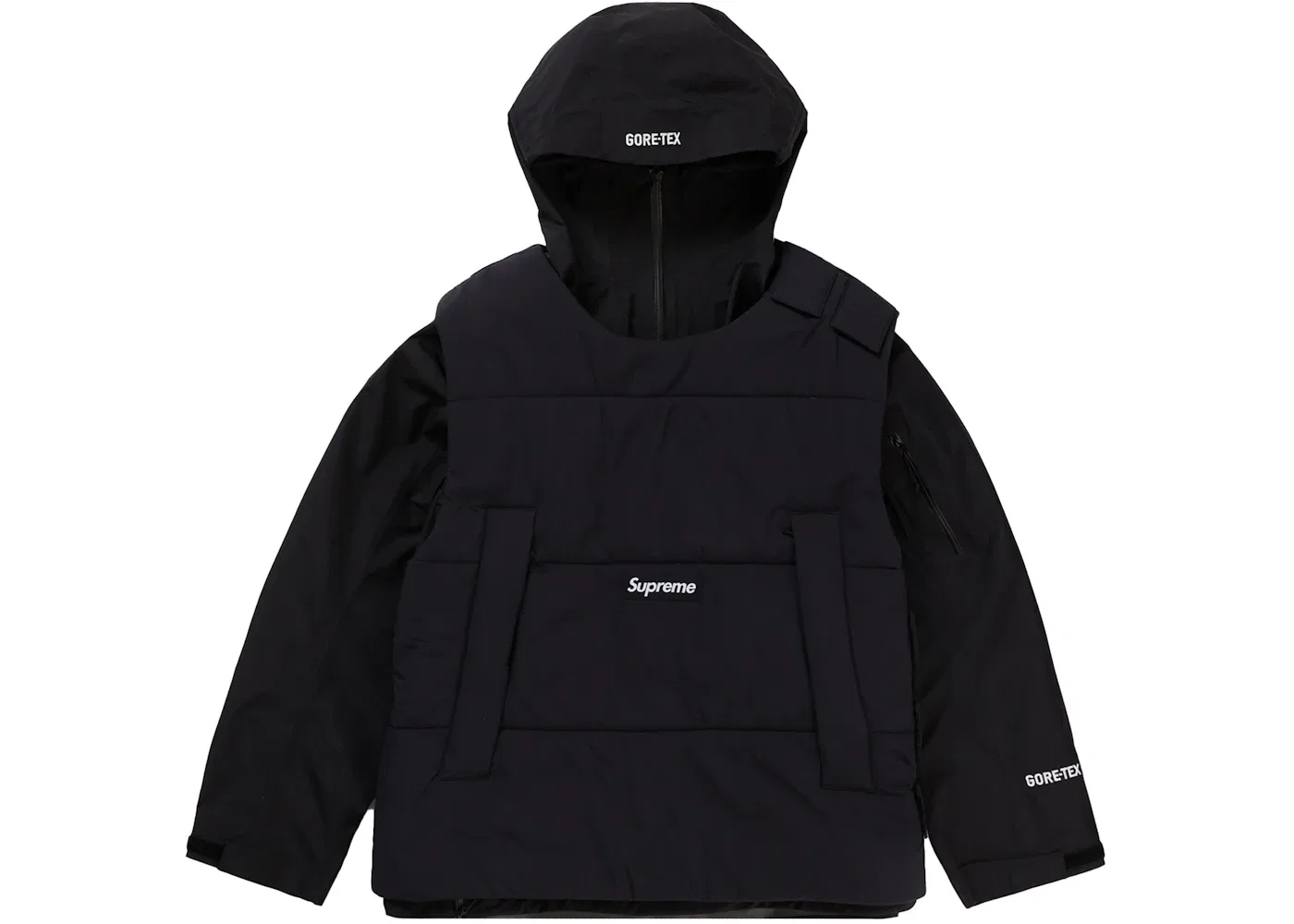 Мужской жилет с технологиями GORE-TEX и WINDSTOPPER Supreme, Black