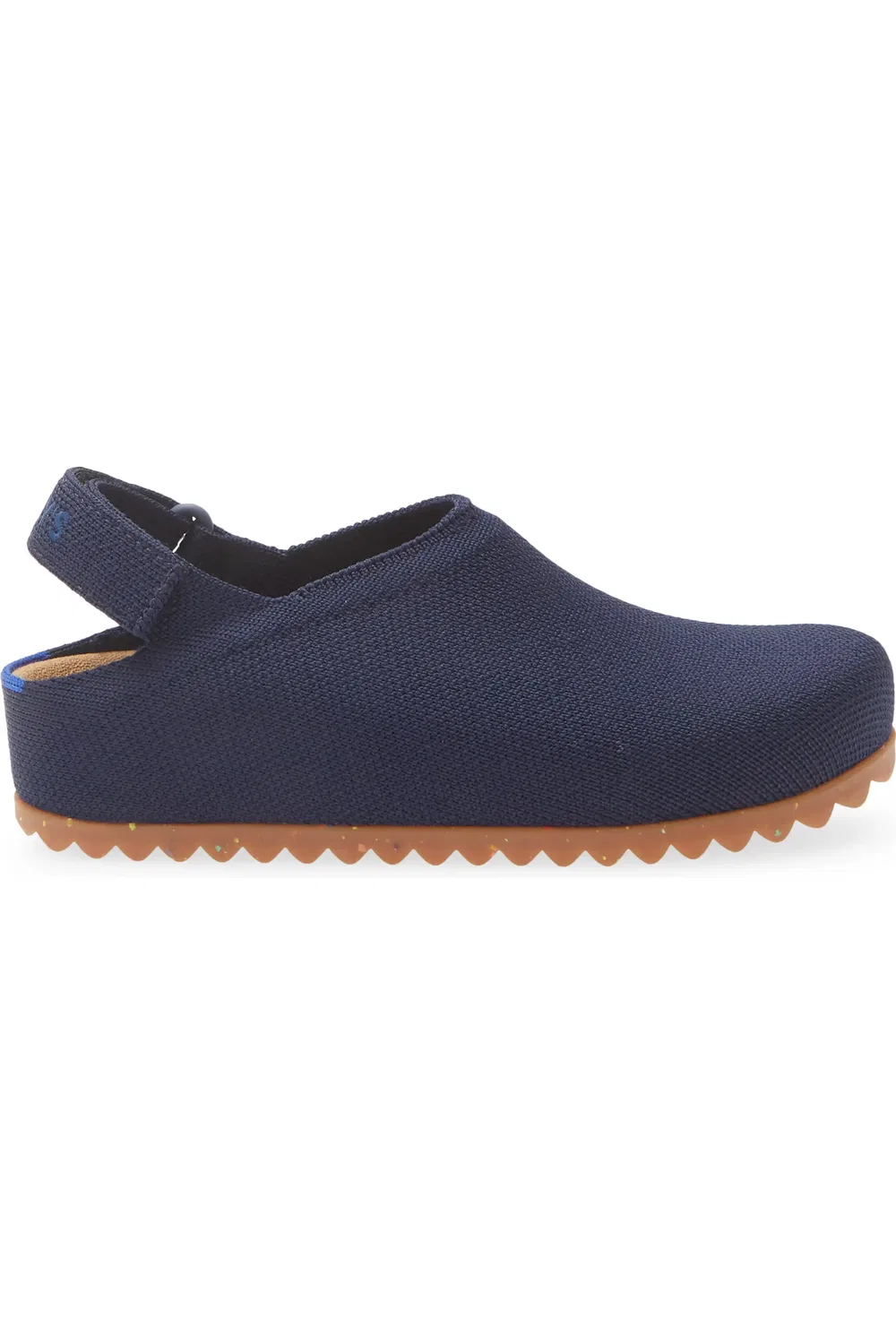 Детские сабо на регулируемом ремешке The Kids' Clog Rothy's, Deep Navy — фото 3
