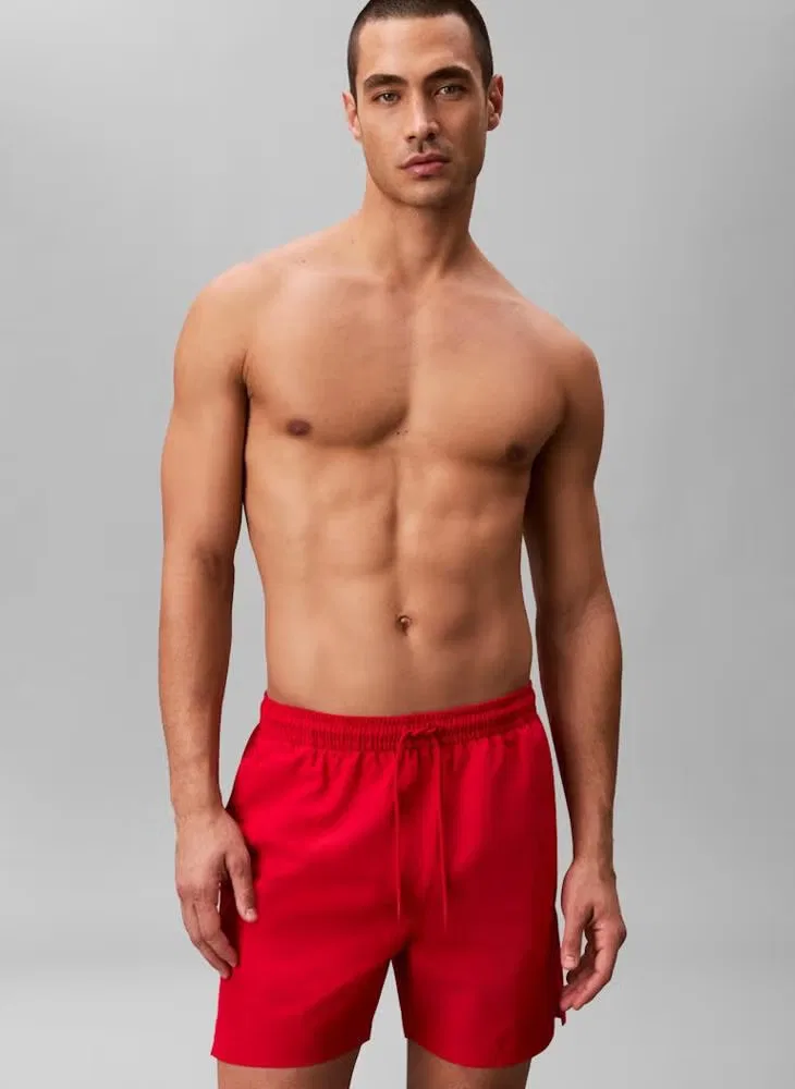 Шорты для плавания с эластичным поясом Calvin Klein, красный