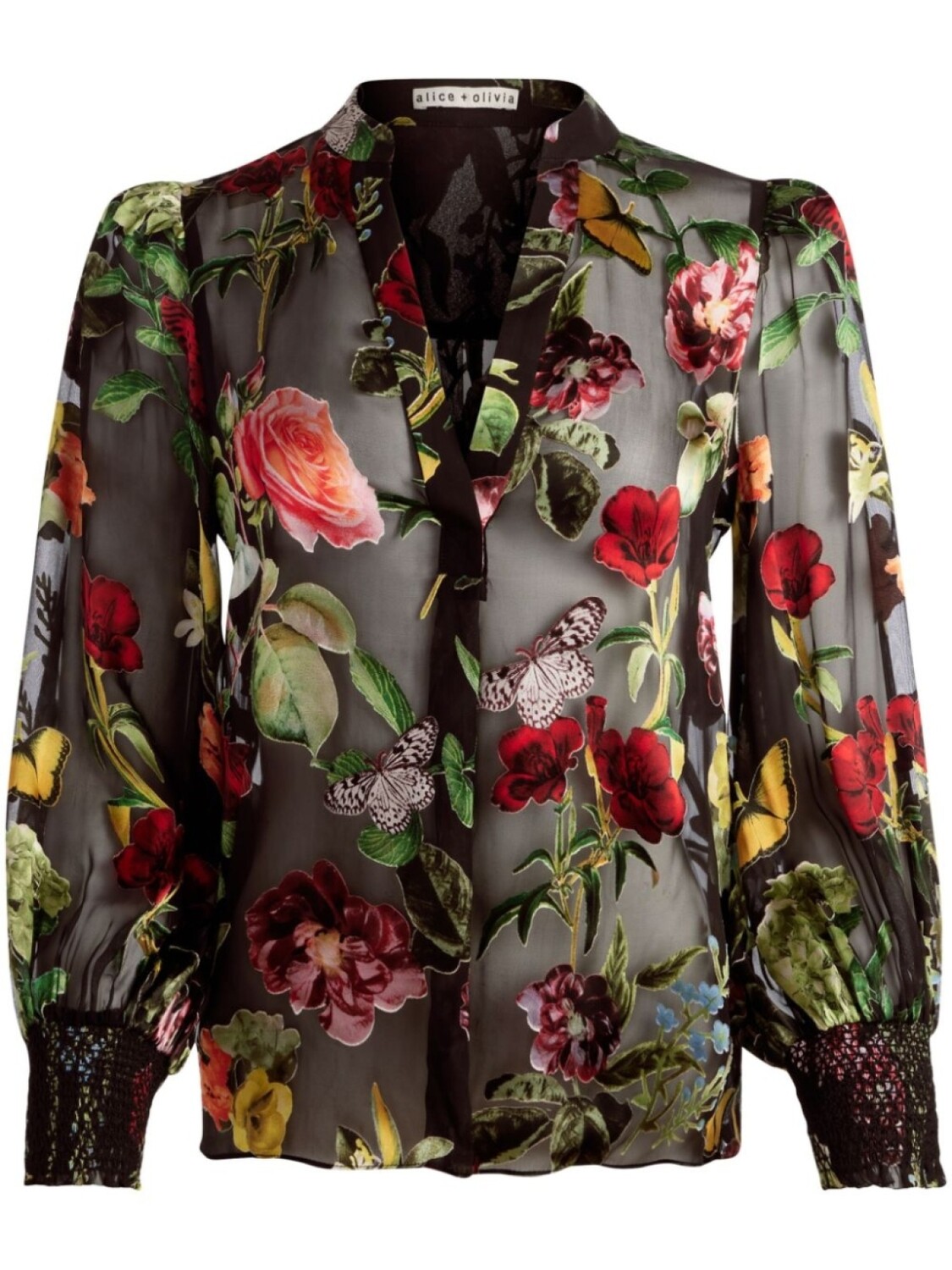 

Блузка Шейлы Alice + olivia, черный