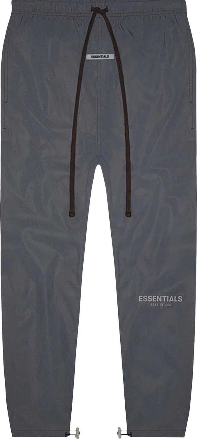 

Брюки Fear of God Essentials Track Pants 'Black Reflective', черный