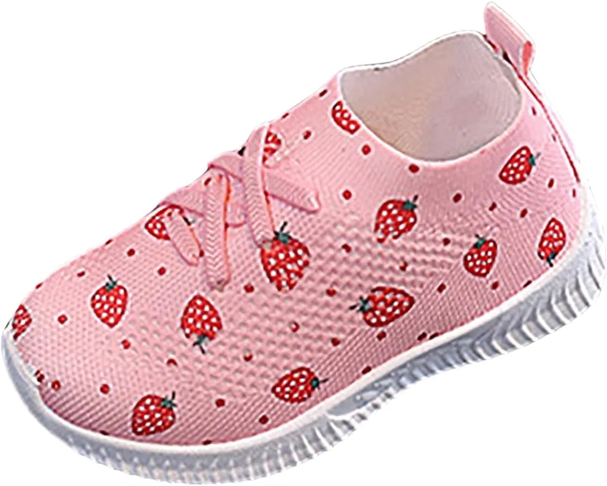 Детские кроссовки для девочек с принтом Mesh Sneakers, Pink