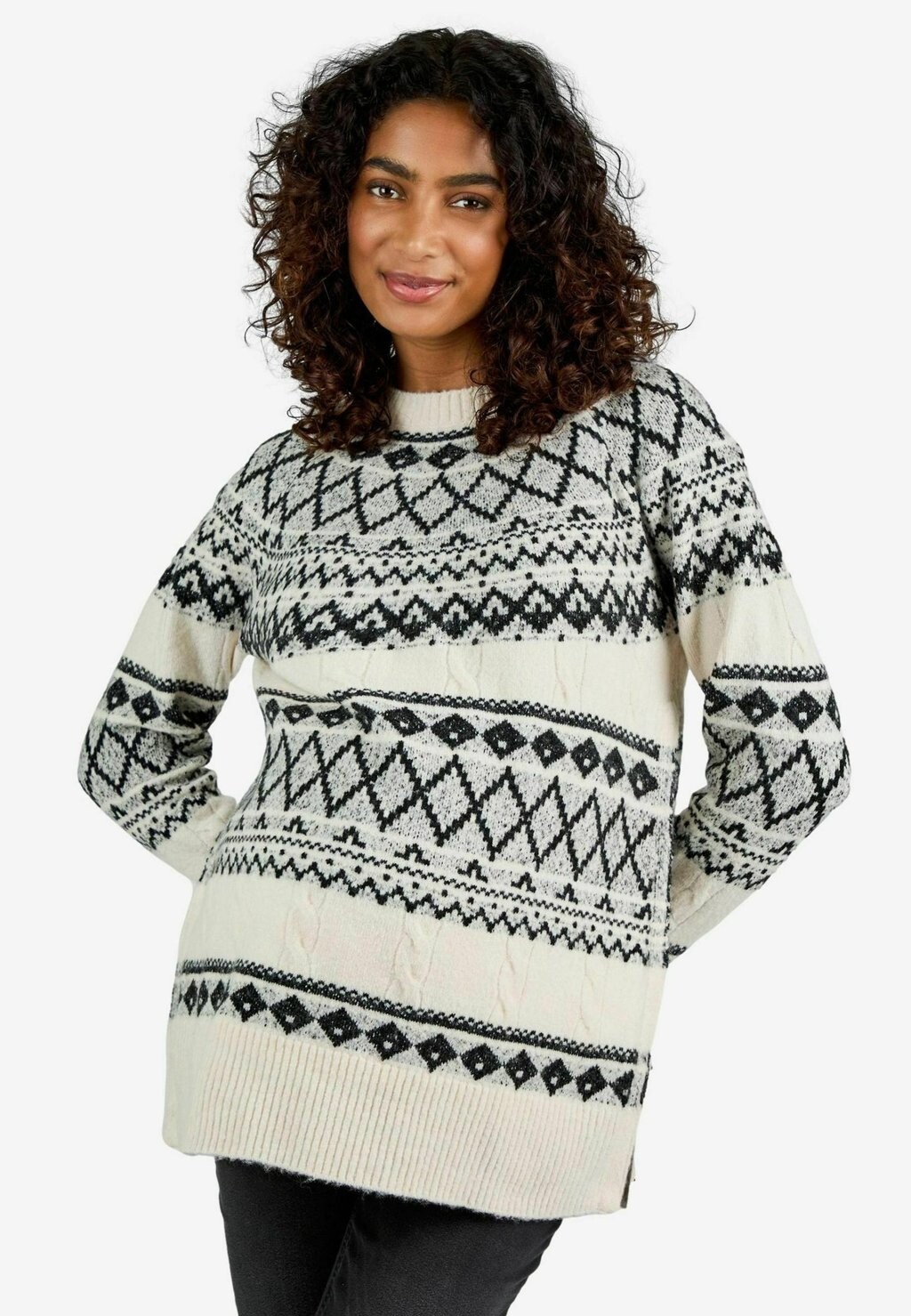 

Кардиган MATERNITY AND NURSING PATTERNED REGULAR FIT JoJo Maman Bébé, бежевый