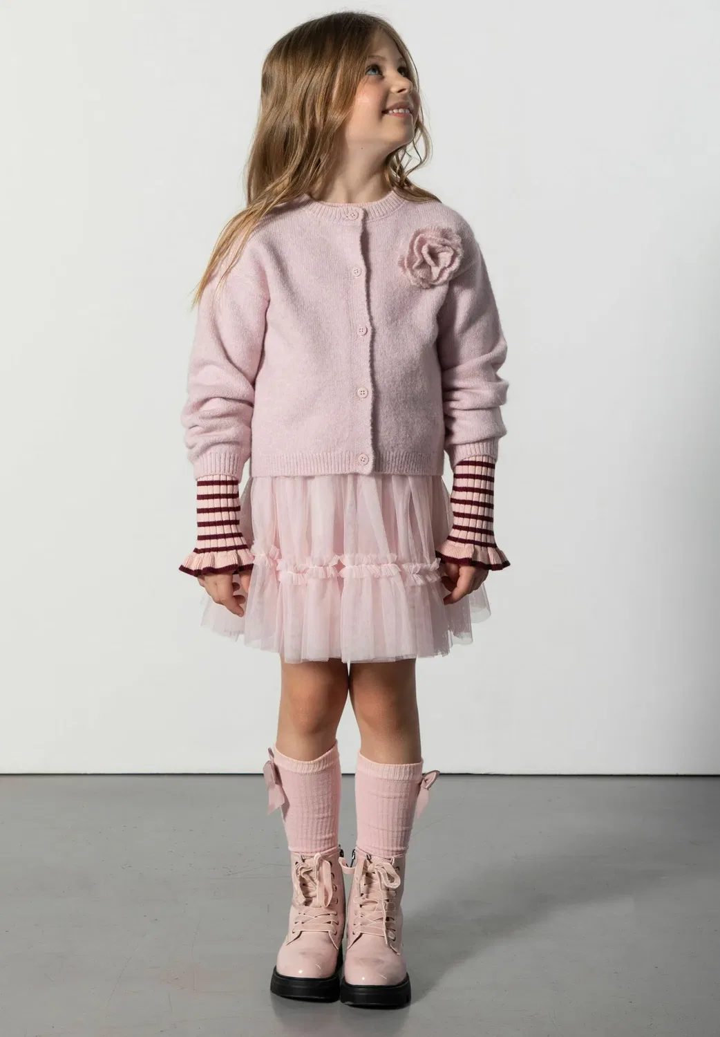 Spódnica tkana - юбка-трапеция Coccodrillo, Pink