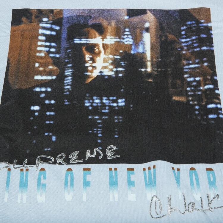 Футболка Supreme King Of New York T-Shirt 'Light Blue', синий — фото 3