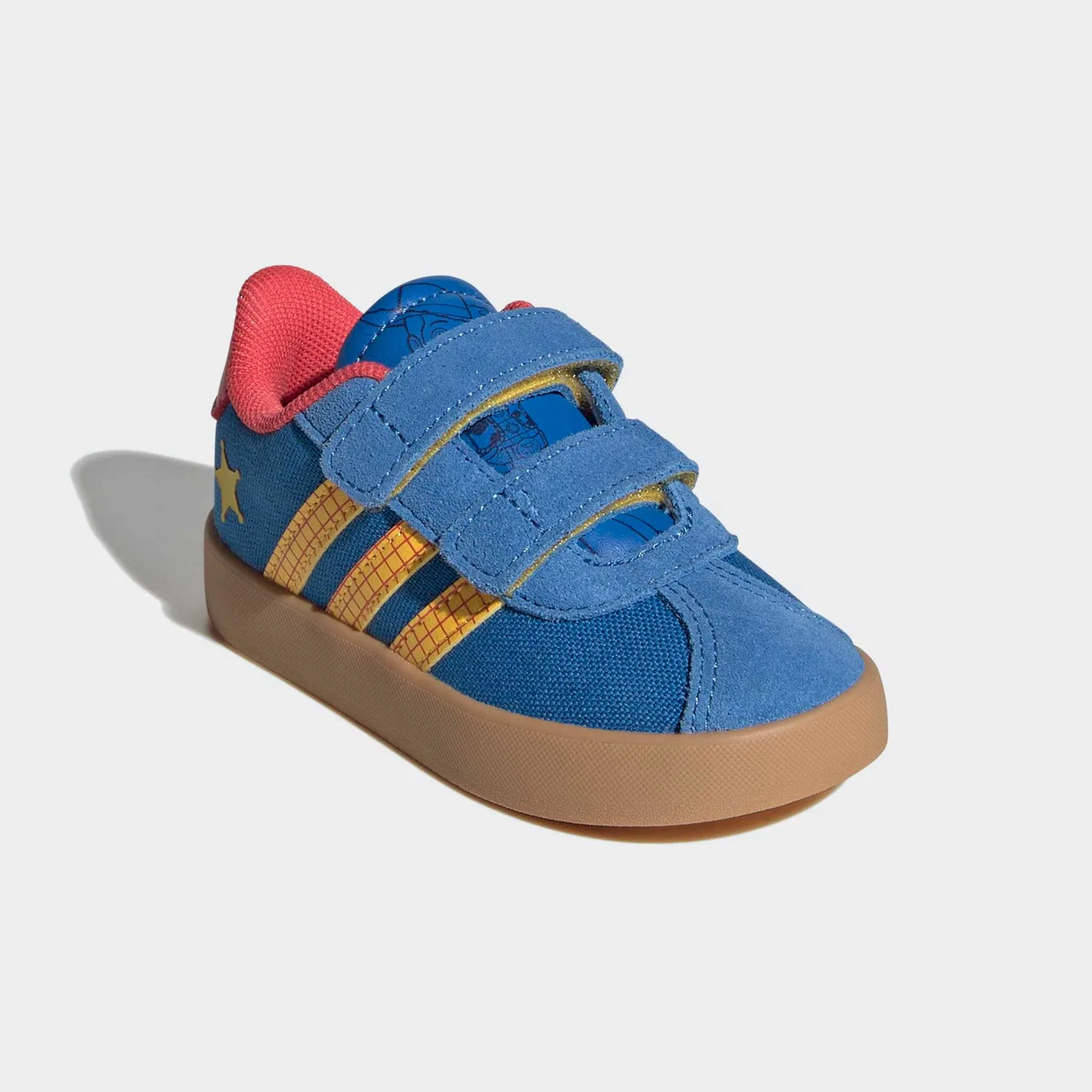Детские кроссовки с персонажами Pixar Adidas Sportswear, Bright Royal/Bold Gold/Semi Lucid Red