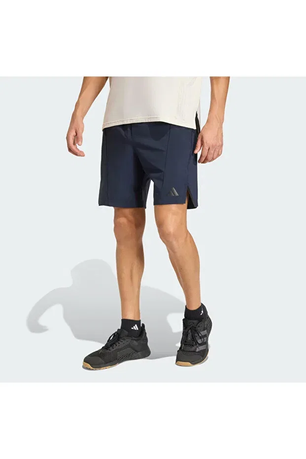 Мужские спортивные шорты с карманами Adidas, Navy Blue