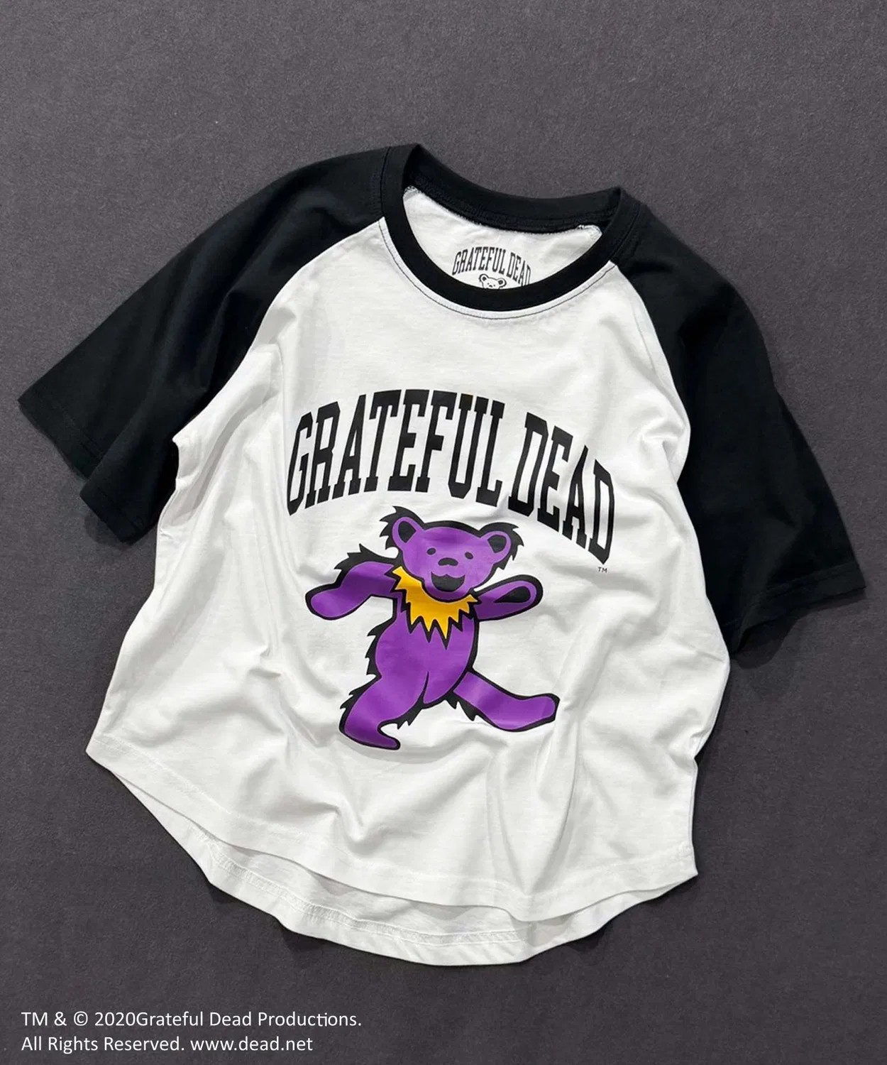 Детская футболка с принтом Grateful Dead Oversized White Black