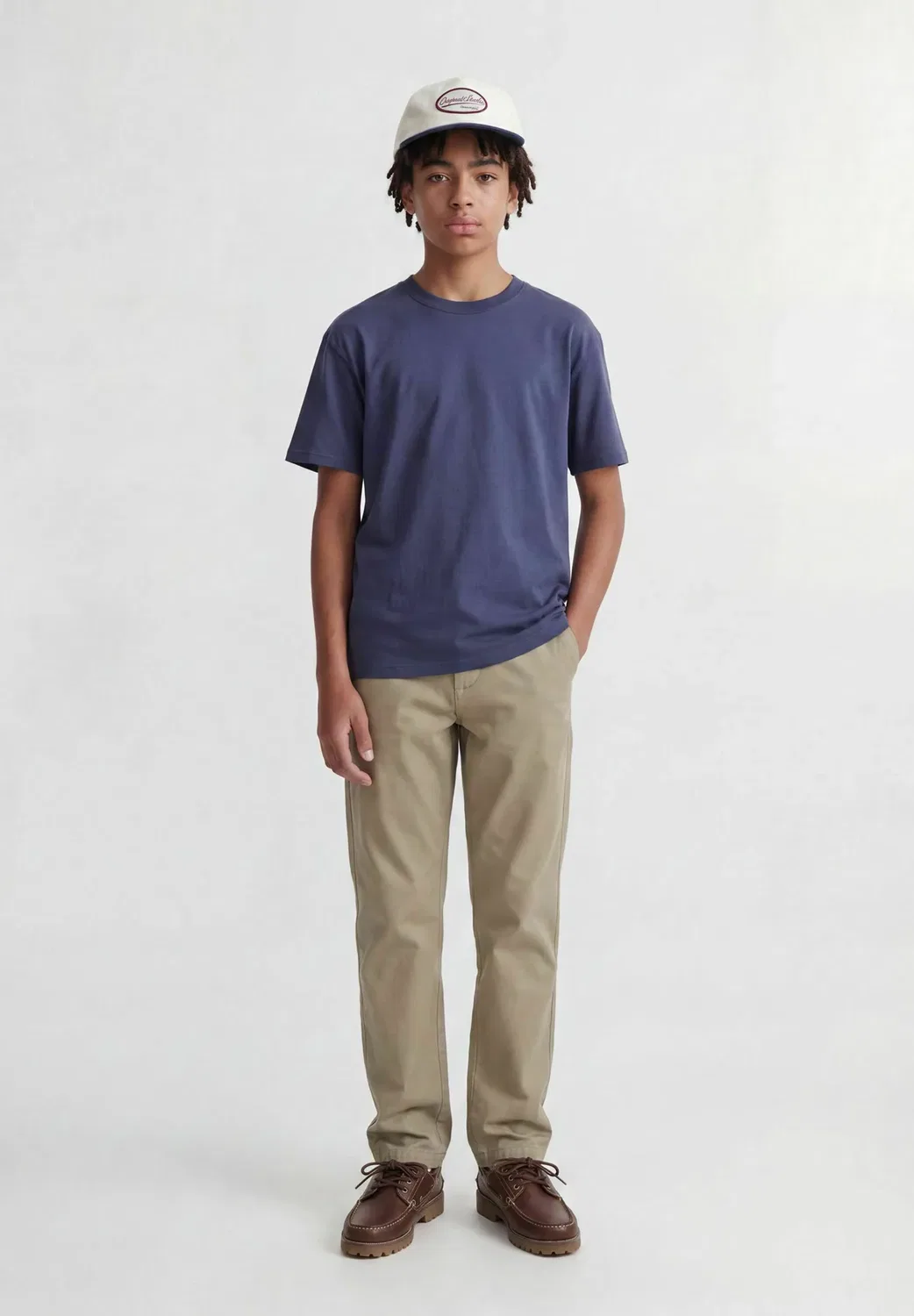 Футболка с принтом на спине, футболка для мальчиков - футболка с принтом Jack & Jones Junior, Crown Blue
