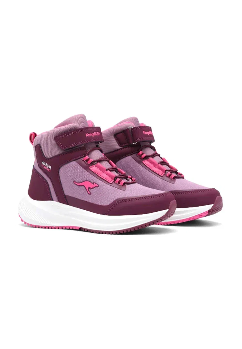 Кроссовки Kinder k-rdk phoenix ev sneaker 10501 000 6336 унисекс - высокие кроссовки Kangaroos, Grape Daisy Pink — фото 2