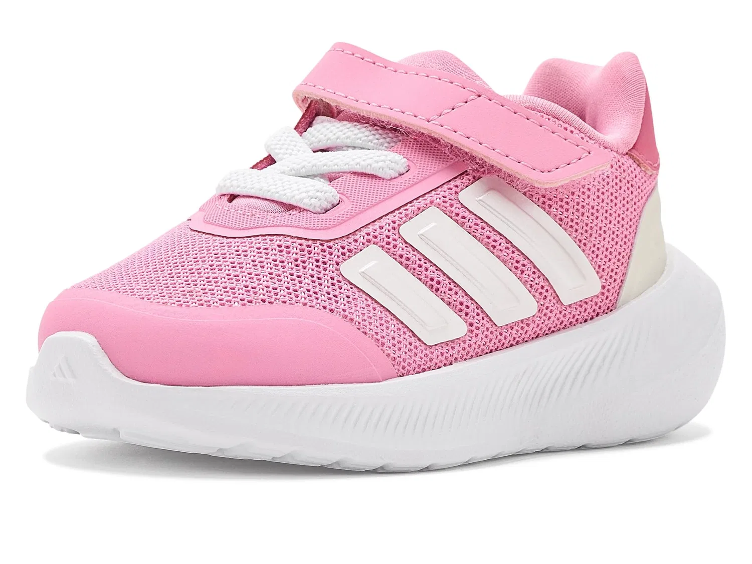 Кроссовки X_PLR Path Elastic Lace & Strap (для младенцев и малышей) Adidas Kids, St Tropic Bloom/Zero Metallic/Pink Fusion