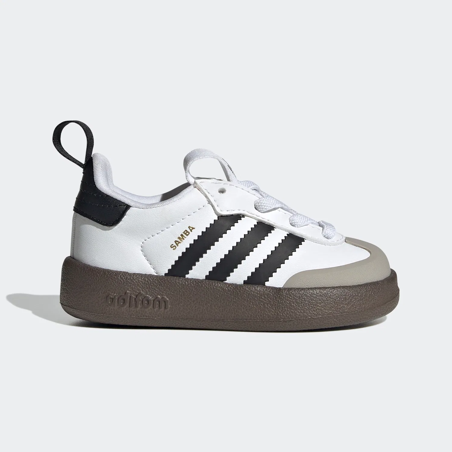 Детские кроссовки с технологией Adifom Adidas Originals, Cloud White/Core Black/Clear Granite — фото 2