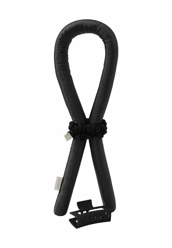 Набор для создания локонов без нагрева, 100% шелк, Mulberrysilk small - rollers & heatless curlers Lenoites, Black