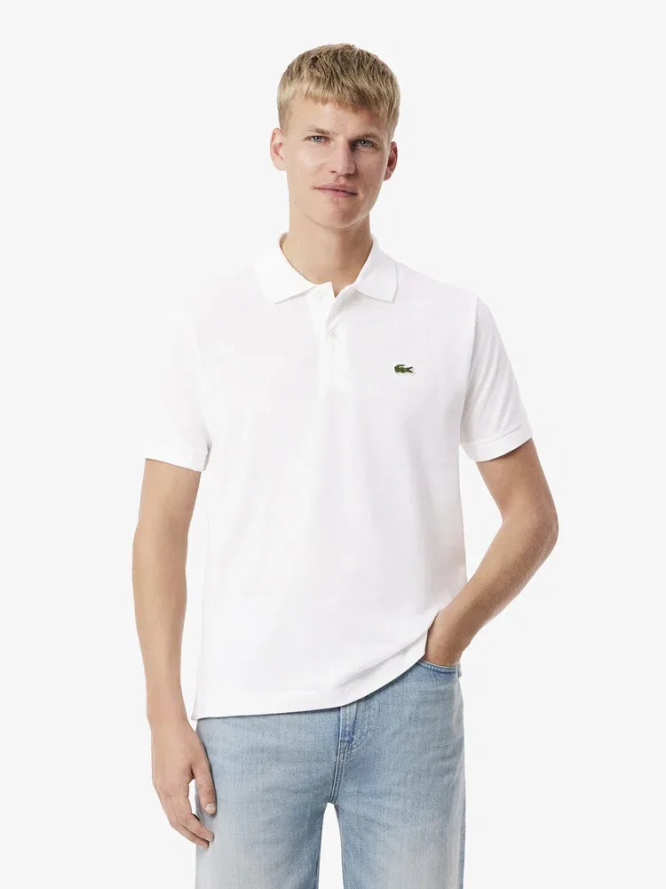 Футболка поло классического кроя L1212-56G LACOSTE, White