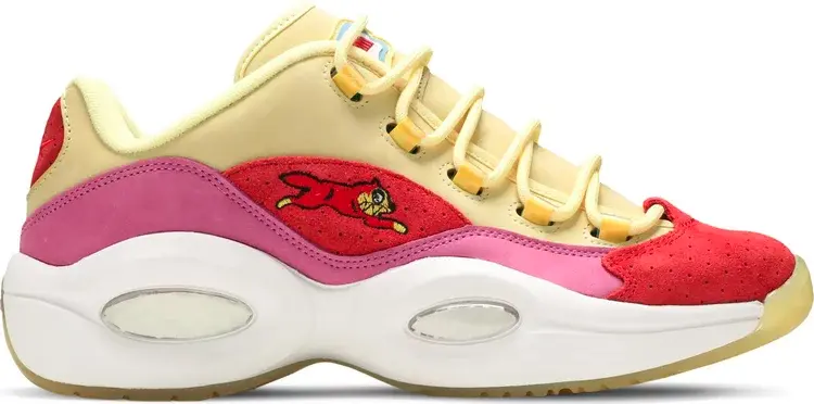 

Кроссовки bbc ice cream x question low 'yellow red' Reebok, красный, Красный;желтый, Кроссовки bbc ice cream x question low 'yellow red' Reebok, красный