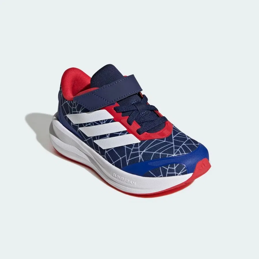 Детские кроссовки с принтом Marvel Spider Man El C adidas, Светло-синий — фото 4