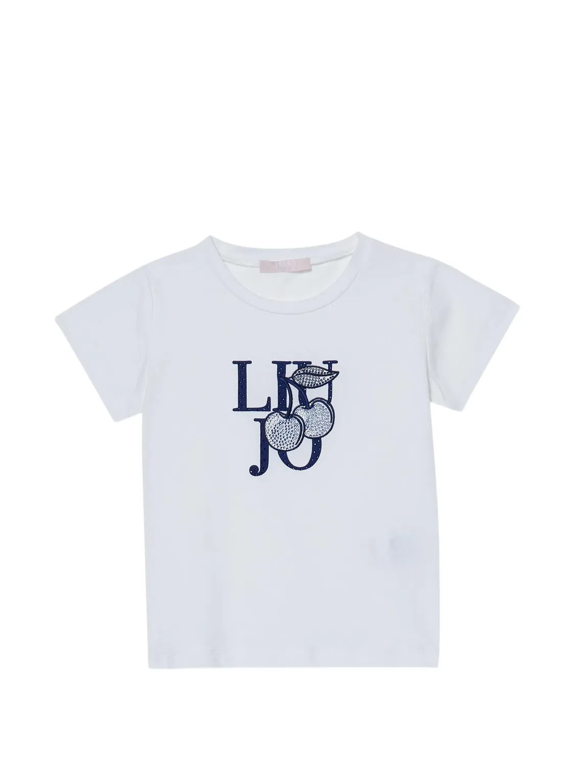 Футболка с принтом и логотипом Liu Jo Kids, белый