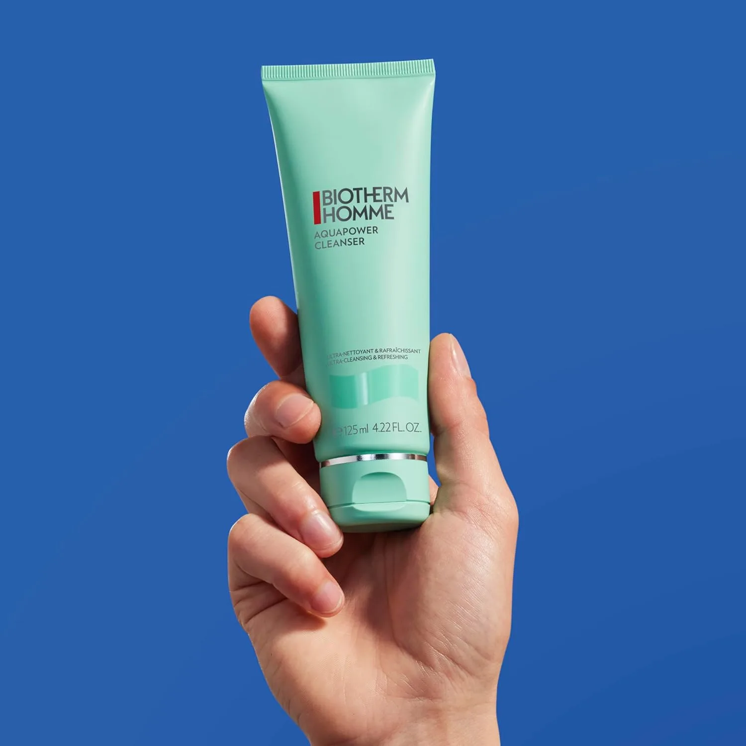 Гель для умывания Biotherm — Очищающее средство Homme Aquapower для жирной и сухой кожи с олигоэлементами, 120 мл — фото 3
