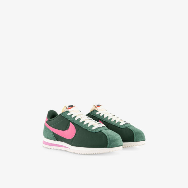 Кроссовки Nike Cortez, зеленый / розовый — фото 3