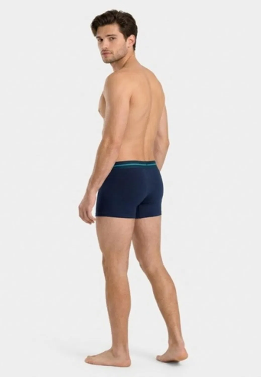 Мужские боксеры из 3 предметов Superdry, Navy/Blue/Optic — фото 4