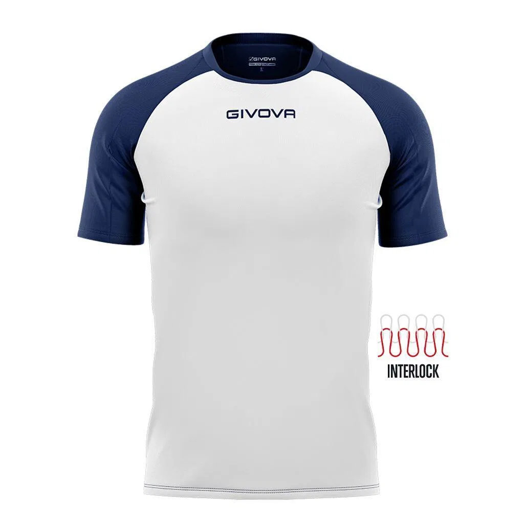 Детская футболка Givova Capo, Weiß Navyblau