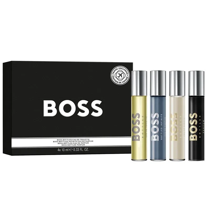 Мужской набор миниатюрных духов Boss Bottled Hugo Boss, Black