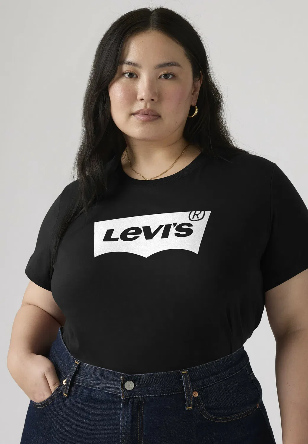 Lse_Pl идеальная футболка lse_batwing блестящая футболка с принтом Levi'S, Lse Batwing Glitter - Blacks — фото 4