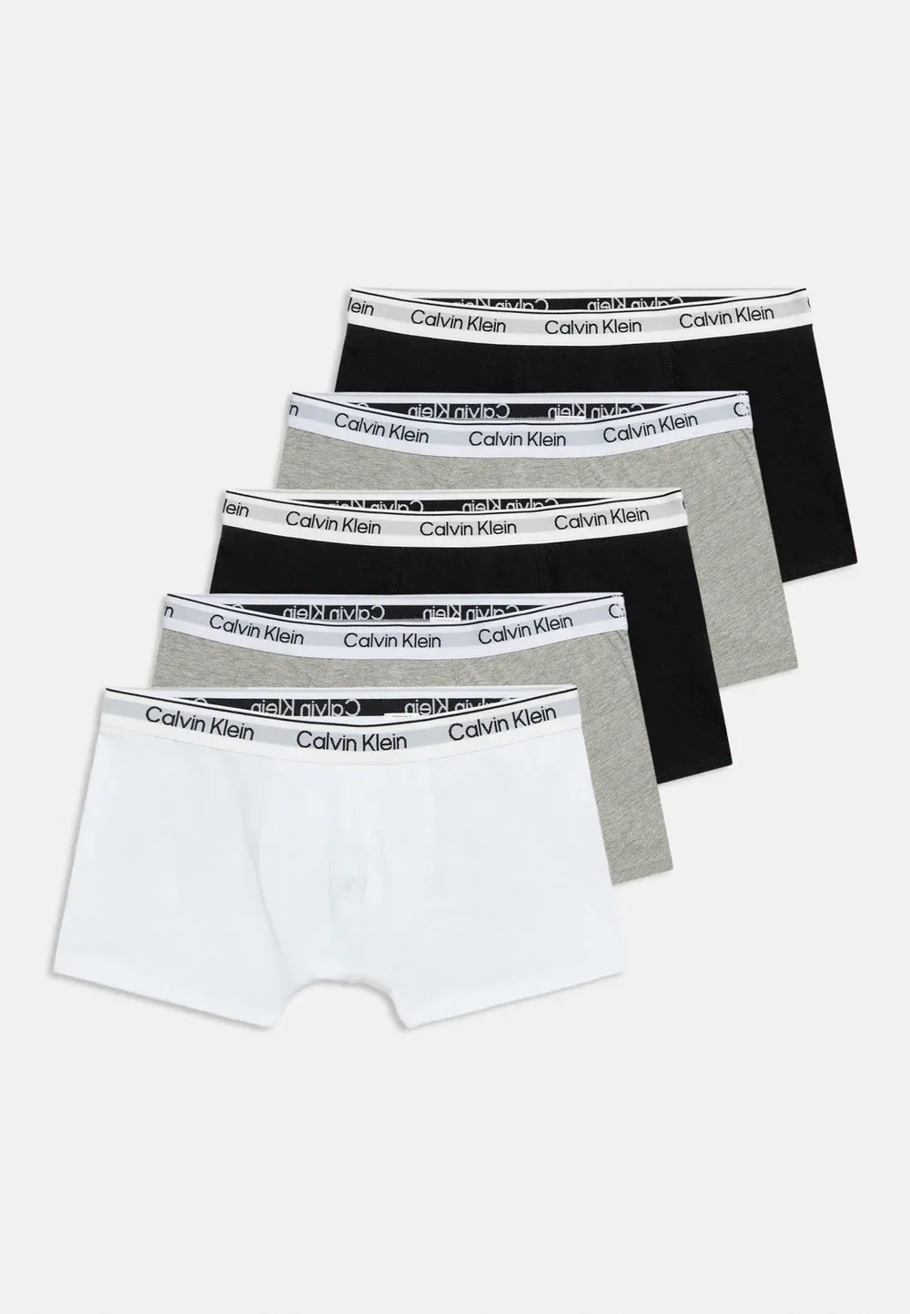 5 штанов в упаковке Calvin Klein Underwear, Black/White/Grey