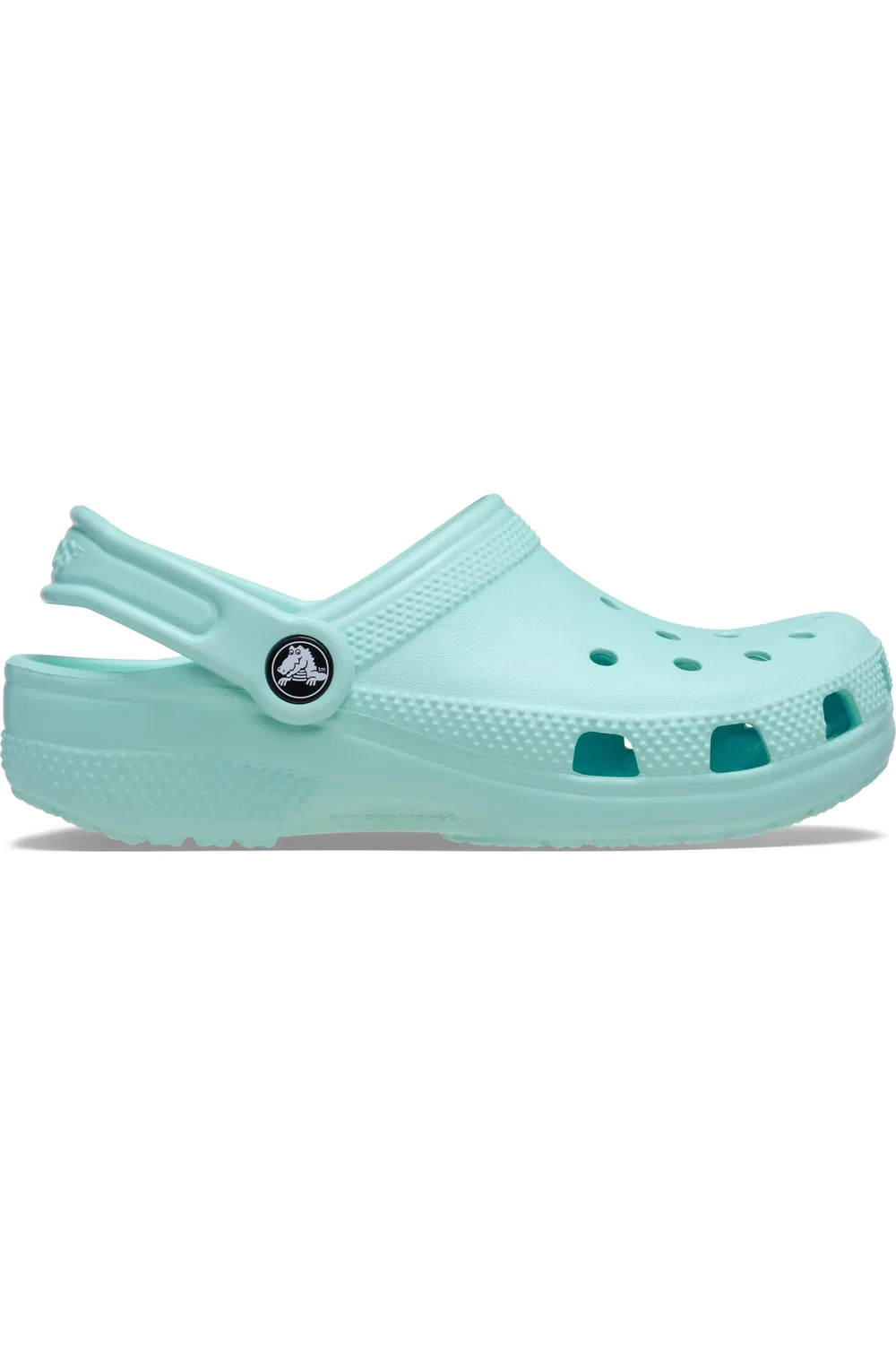 Детские сабо легкие на плоской подошве Classic CROCS, Aquamarine — фото 2