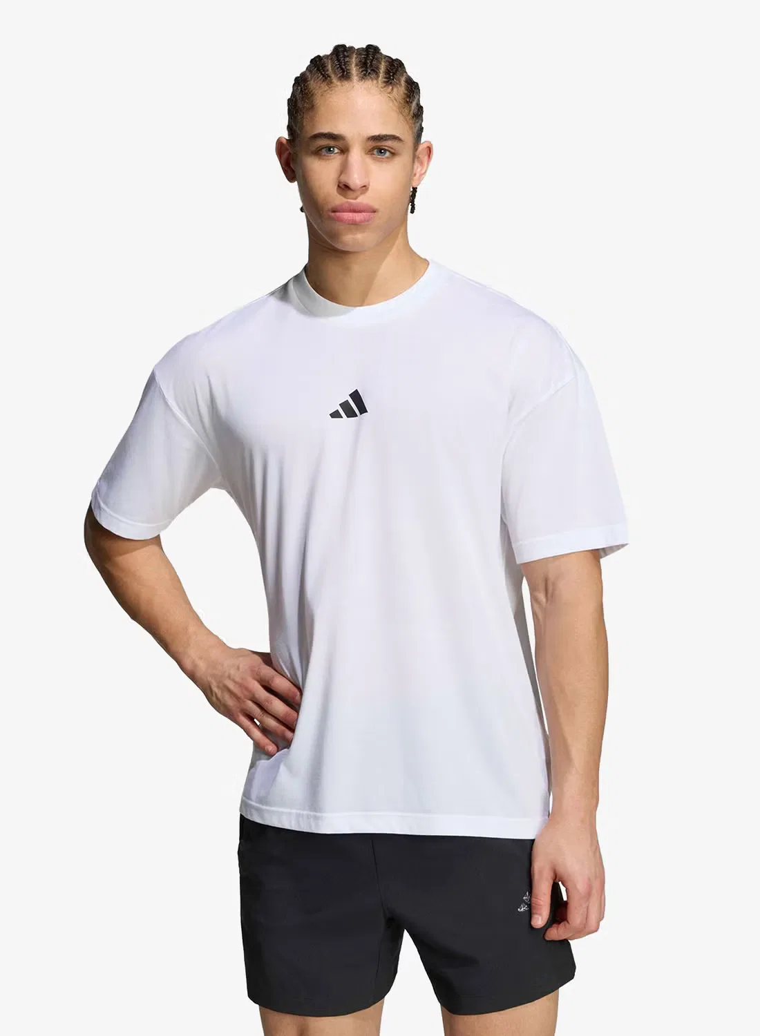 Футболка с принтом аниме Climacool Training Manga Graphic Adidas, белый