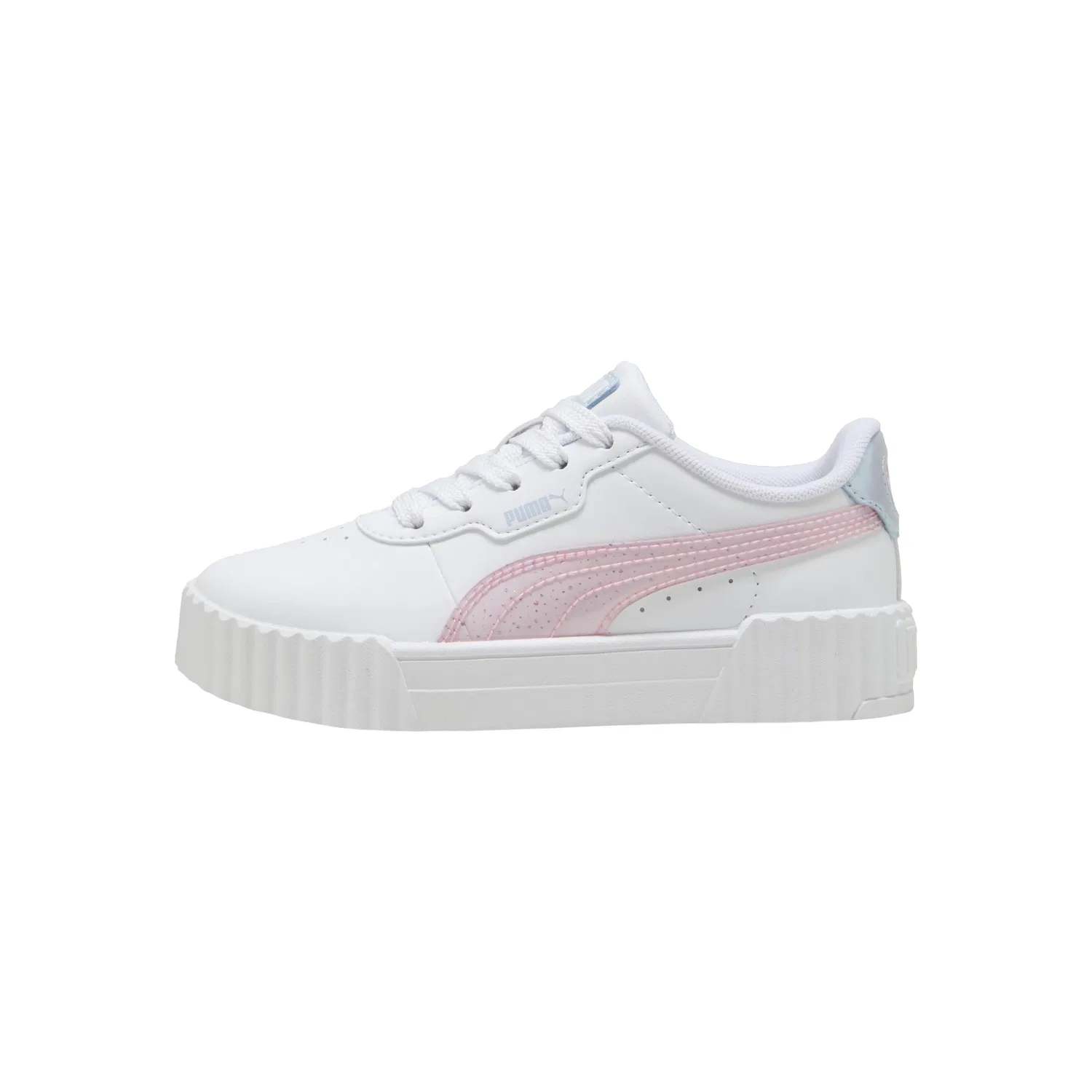 Кроссовки низкие на шнуровке Carina 3.0 Blurry Dreams Jr. Puma, белый